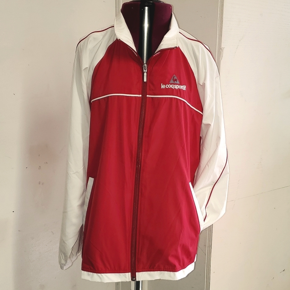 Vintage Le Coq Sportif 90s Mens Size M Retro Shell Windbreaker Jacket Coat
